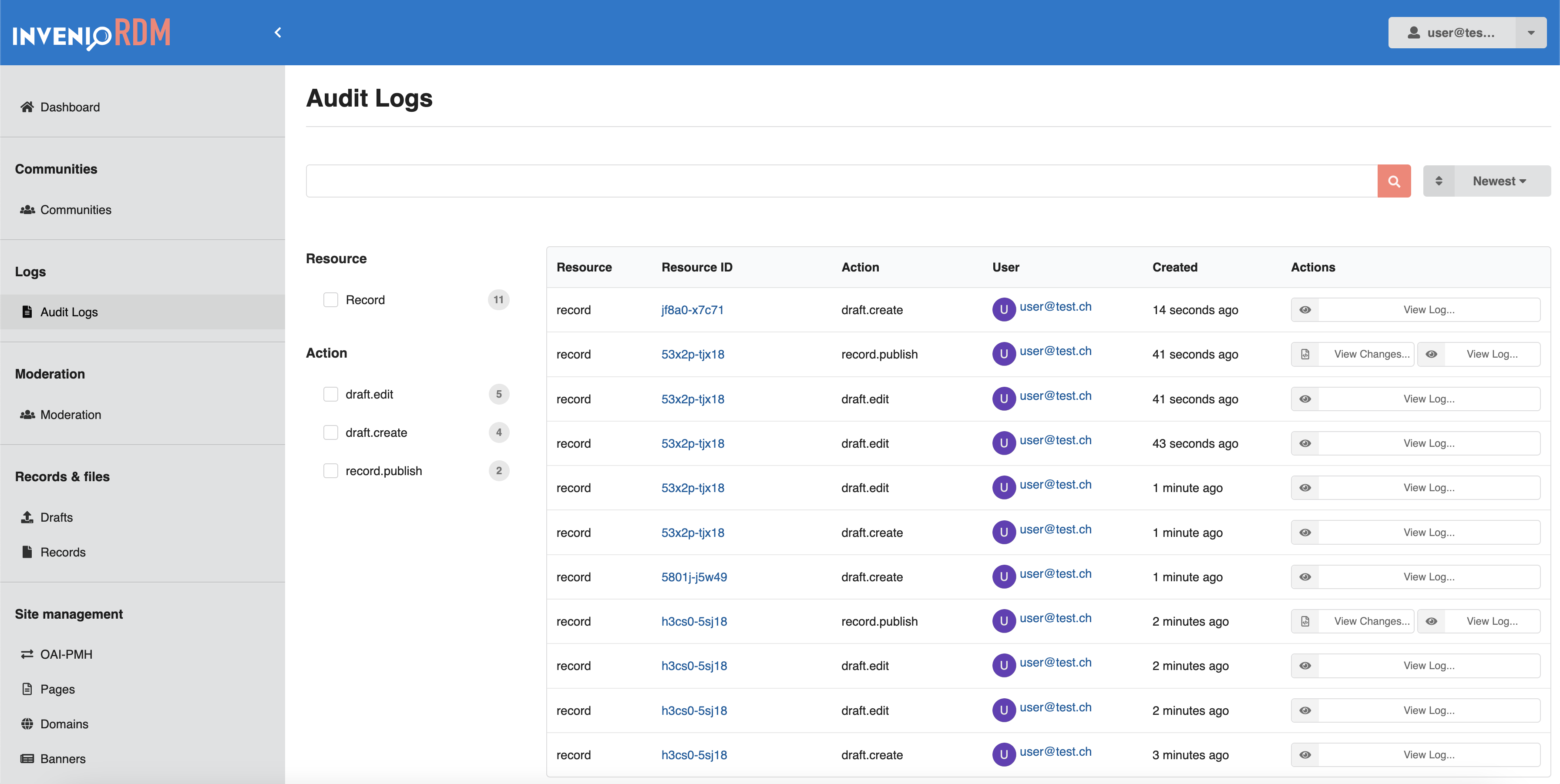 Audit Logs